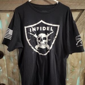 Grunt Style Black Infidel Graphic Tee